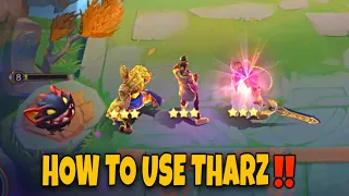 HOW TO LEVEL 8 FASTER USING THARZ SKILL 3 | PROPER GAMEPLAY FOR BEGINNERS‼️ MAGIC CHESS 2024