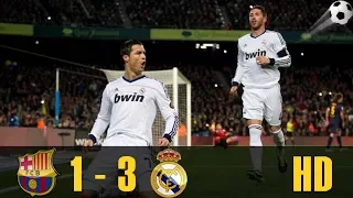 Barcelona vs Real Madrid 1- 3   All Goals & Highlights   13 - 08 - 2017 HD  ronaldo vs barcelona