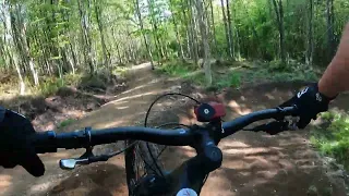 First mountain bike session of the year in Sentiers du Moulin (Quebec City)