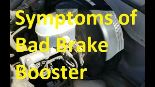 Symptoms of Bad Brake Booster and How to Test if It Has Failed