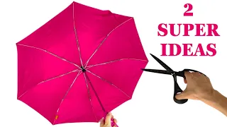 2 NEW IDEAS FROM THE OLD UMBRELLA! AMAZING RECYCLING!