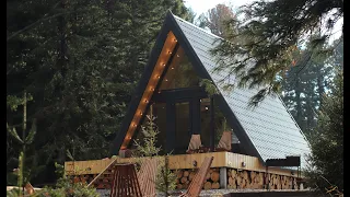 ОБЗОР ТРЕУГОЛЬНОГО ДОМА. A-FRAME. ДОХОДНЫЙ ДОМ ДЛЯ СДАЧИ В АРЕНДУ