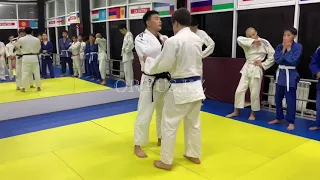 Judo Ko Uchi Gari.  Дзюдо Подсечка под пятку изнутри.
