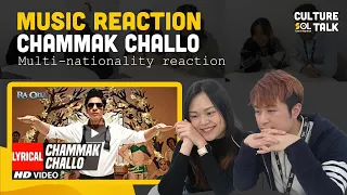 Culture Talk | India Music "Chammak Challo" Reaction of people from different backgrounds