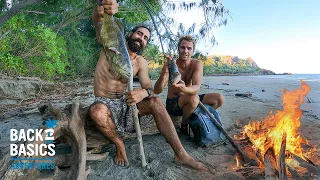SPEARFISHING & LIVING OFF THE LAND🔥Catch & Cook on Fire,  Wreck Dive & Epic Waterfall