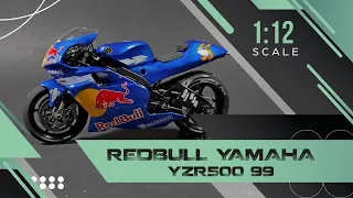 Red bull YAMAHA YZR500 99 - 1:12 Scale - Scale modeling - Tamiya.
