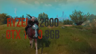 The Witcher 3: GTX 1070 8gb + Ryzen 5 2600. [ULTRA]