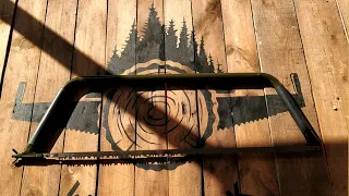 Пила лучковая по дереву / Homemade bow saw