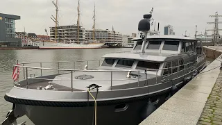 Linssen 590. Стальной, большой, дорогой. Яхта продается.