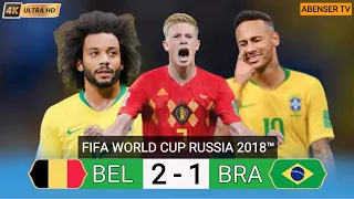 Neymar had the most painful elimination in world cup By Kevin DeBruyne and Belgium🔥Full highlights