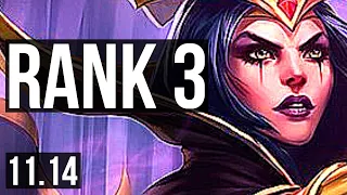 LEBLANC vs LISSANDRA (MID) | Rank 1 LeBlanc, Rank 3, 8/2/7, 1.2M mastery | KR Challenger | v11.14