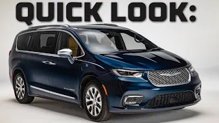 Quick Look at a Minivan! | 2021 NEW Chrysler Pacifica Walkthrough | MotorTrend