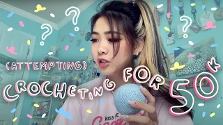 First Time Crocheting for ✨50K✨| 50K Subscriber Celebration! | Tiffany Weng