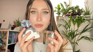 asmr | my perfume collection (glass tapping & scratching)
