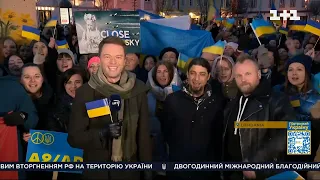 Tv bridge with Lithuania. Charity marathon Save Ukraine