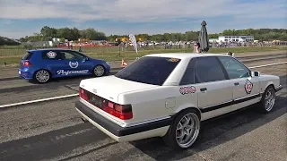 Audi 200 20V Turbo Quattro vs Volkswagen Golf 5 R32 Turbo GTX42