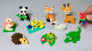 DIY How To Make Cute Miniature Animals From Polymer Clay| DIY Mini Clay Animals| Easy Handmade DIY