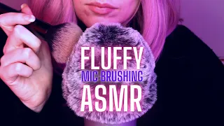 Fluffy Mic Brushing ASMR [no talking] Binaural 4K Scratching for tingles!