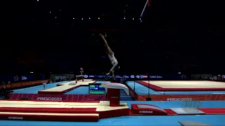 KELLY Olivia (BAR) - 2022 Artistic Worlds, Liverpool (GBR) - Qualifications Vault 1