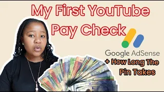 How Much YouTube Paid Me The First 3 Months In South Africa- YouTube Pay check +How Long AdSense Pin