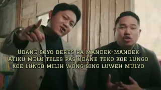 Sanes (karaoke lirik) - Guyon WATON X Denny Caknan Lirik #sanes #karaoke #guyonwaton #dennycaknan