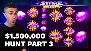 $1500000 BONUS HUNT OPENING - Part 3 🎰 176 Slot Bonuses - Starz Megaways, Stack'Em & Mysterious