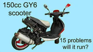 $40 junky Chinese scooter - will it run?