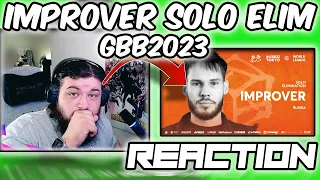 HE'S NICE!! | IMPROVER 🇷🇺 | GRAND BEATBOX BATTLE 2023: WORLD LEAGUE | Solo Elimination (REACTION!!)