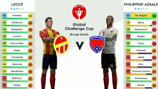 DLS21 | Global Challenge Cup | Philippine Azkals vs Lecce