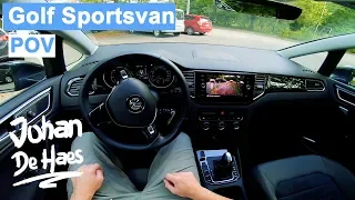 VW Golf Sportsvan 1.5 TFSI 150 hp POV test drive