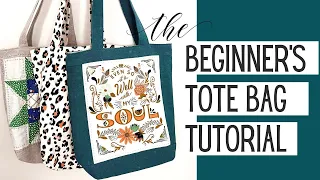 How to Sew a Basic Tote Bag: A Beginner Friendly Tutorial!