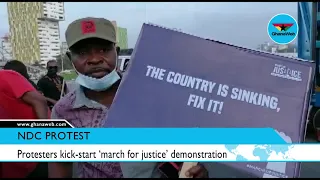 NDC Protesters kick start ‘march for justice’ demonstration