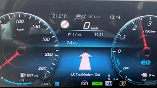 Mercedes GLE 350 de 4MATIC (320hp) acceleration 0-160 KM/H