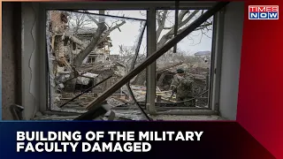 Russian Troops Destroy Military Faculty In Ukraine's City Sumy | Russia-Ukraine War | World News