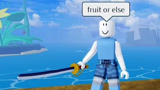 i met a Karen Demanding for Free Fruits.. (Blox Fruits)