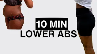 10 MIN LOWER ABS Workout (No Equipment, No Repeat) ~ FLAT BELLY