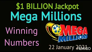 Today Mega Millions Winning Numbers Friday 22 January 2021. Mega Millions Drawing Results 1/22/2021