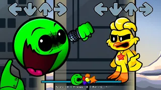 FNF Geometry Dash 2.2 VS Smiling Critters ALL PHASES Sings Ejected | Fire In The Hole