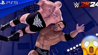 WWE 2K24 - The Rock vs. Brock Lesnar - No Holds Barred Match at WrestleMania XL | PS5™ [4K60] 🔥🔥