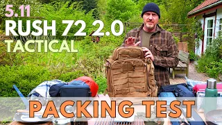 5.11 Rush 72 2.0: Packing and review