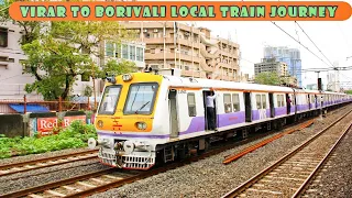 Virar to Borivali local train journey 🚉🚋