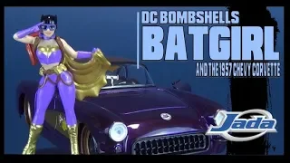 Collectible Spot | Jada Toys DC Bombshells Batgirl and 1957 Chevy Corvette