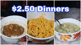 $2.50 Dinners! 2 Ingredient Meal Ideas | Dollar Tree Dinners