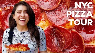 10 Pizza Slices You Can ONLY Find In NYC | Delish Pizza Tour