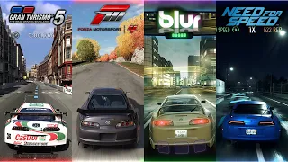 TOYOTA SUPRA In Racing Games