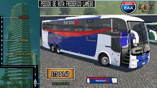 ETS 2 MOD BUS 1.40 G6 1200 MB 6X2 0500RSD - VITORIA X BARBACENA -  VIAÇÃO RIO DOCE - MAPA EAA