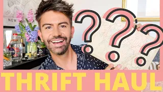 CHARITY SHOP HAUL UK! THRIFTED GIFTS & HOME DECOR BIRTHDAY UNBOXING FROM KATE MCCABE | MR CARRINGTON