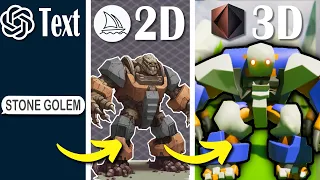 How I use Ai to make 3D Models for my Game!