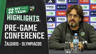 A.Trinchieri: apie pagarbą „Olympiacos“ ir sugrįžtančią Eurolygą