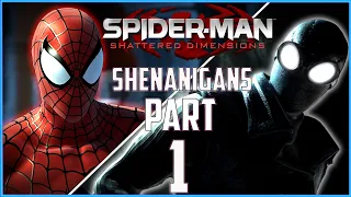 Spider Man Shattered Dimensions Shenanigans Part 1 | Amazing and Noir Spider Man Gameplay